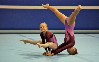 Sportakrobaten in Prag