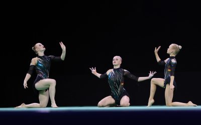 Fantastische Weltmeisterschaft für Akrobatik-Trio